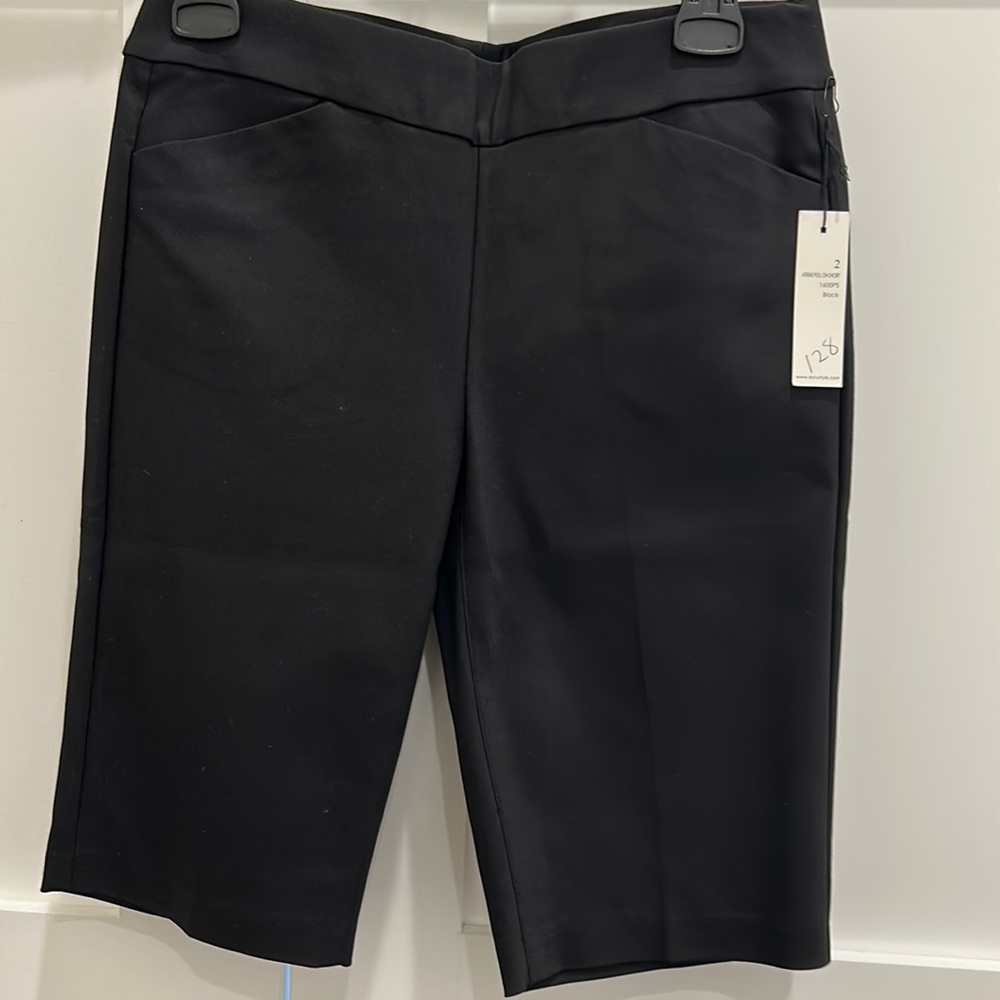 Ecru new with tags black dress shorts